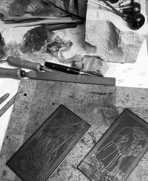 La gravure : étapes de réalisation