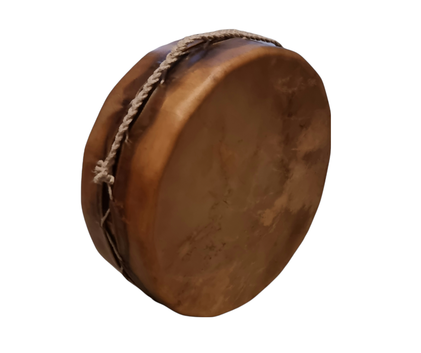 Tambour peau double en bison de 38 cm